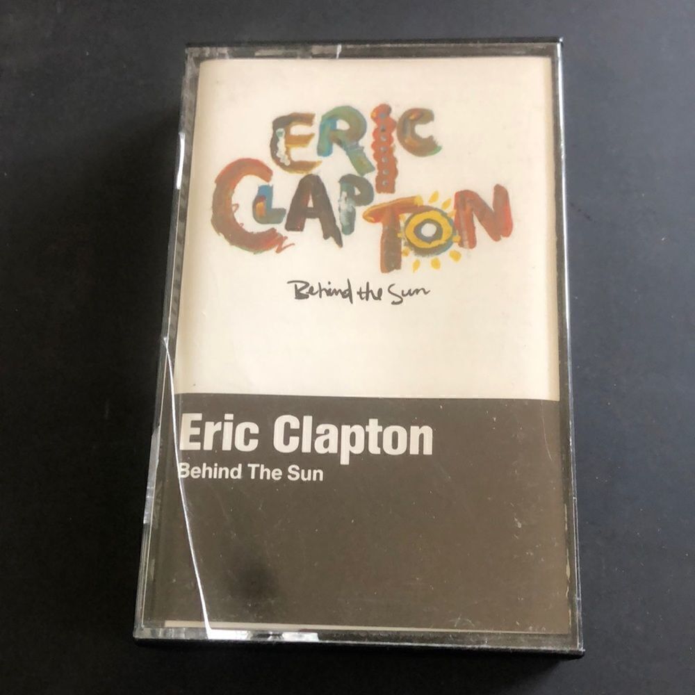 Vintage Cassette Tape Eric Clapton Behind the Sun